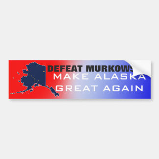 DEFEAT MURKOWSKI BUMPER STICKER