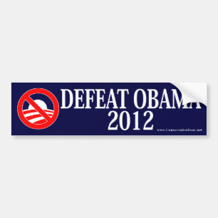 Defeat Obama 2012 Bumper Sticker