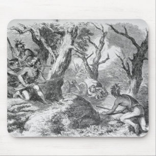 Defeat of General Braddock Mouse Pad
