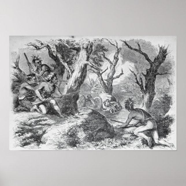 Defeat of General Braddock Poster (Front)