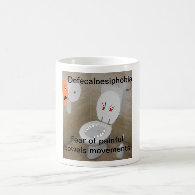 Defecaloesiphobia Coffee Mug (Center)