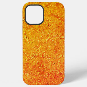 Defective wall with yellow and orange texture iPhone 12 pro max case