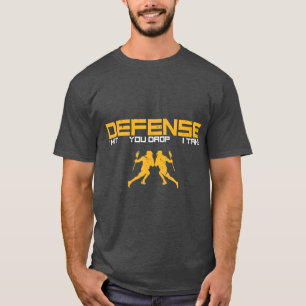Defence Defender Stick Lacrosse Player Sports T-Shirt