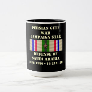 Defence of Saudi Arabia Campaign Two-Tone Coffee Mug