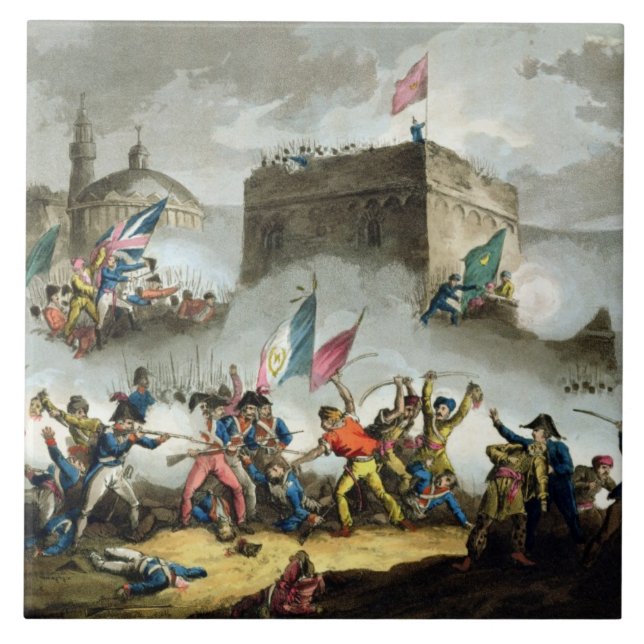 Defence of the breach at St. Jean d'Acre, May 8th Tile (Front)