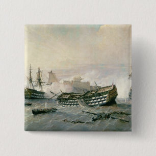 Defence of the Havana Promontory in 1762, c.1898 15 Cm Square Badge