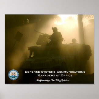 Defence Systems Communications Management Office Poster