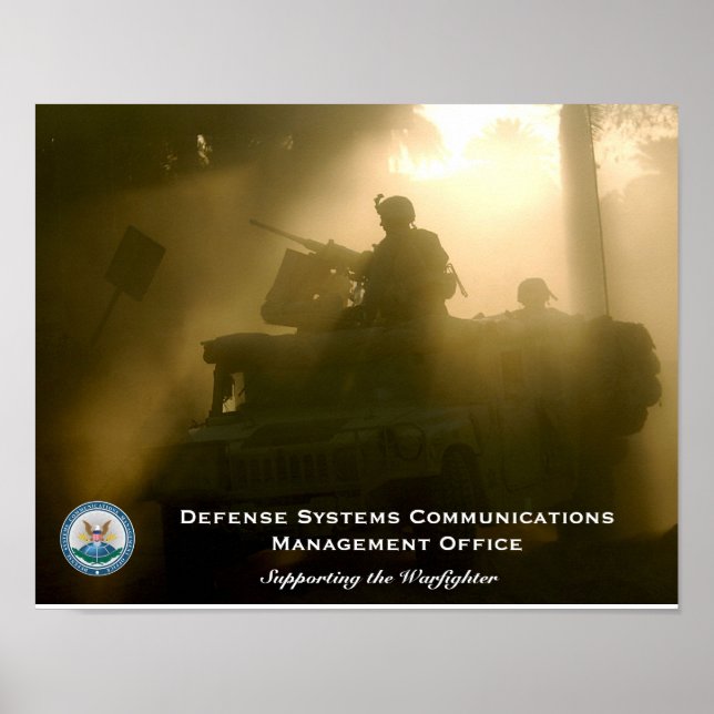 Defence Systems Communications Management Office Poster (Front)