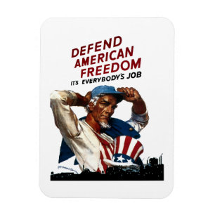 Defend American Freedom Magnet