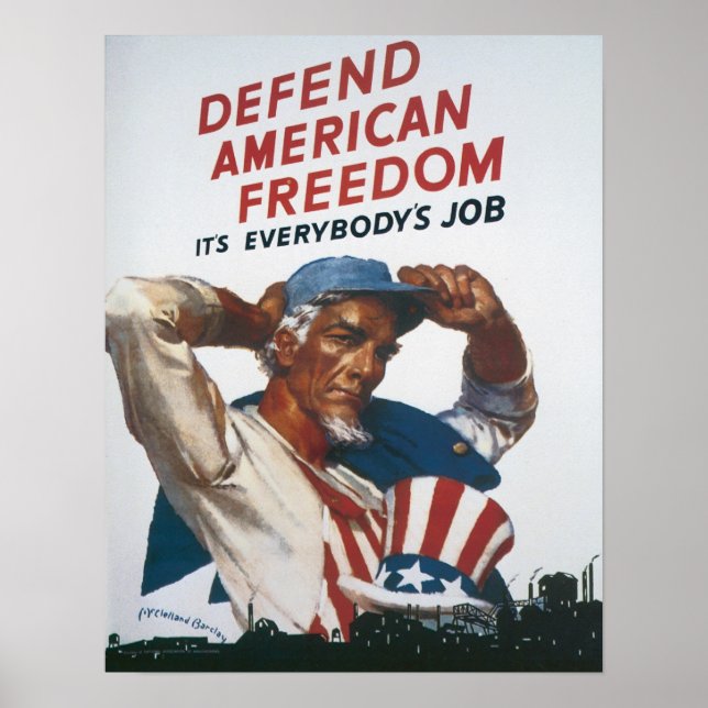 Defend American Freedom Poster (Front)