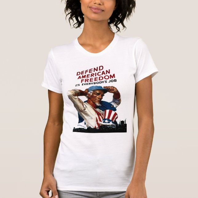 Defend American Freedom T-Shirt (Front)