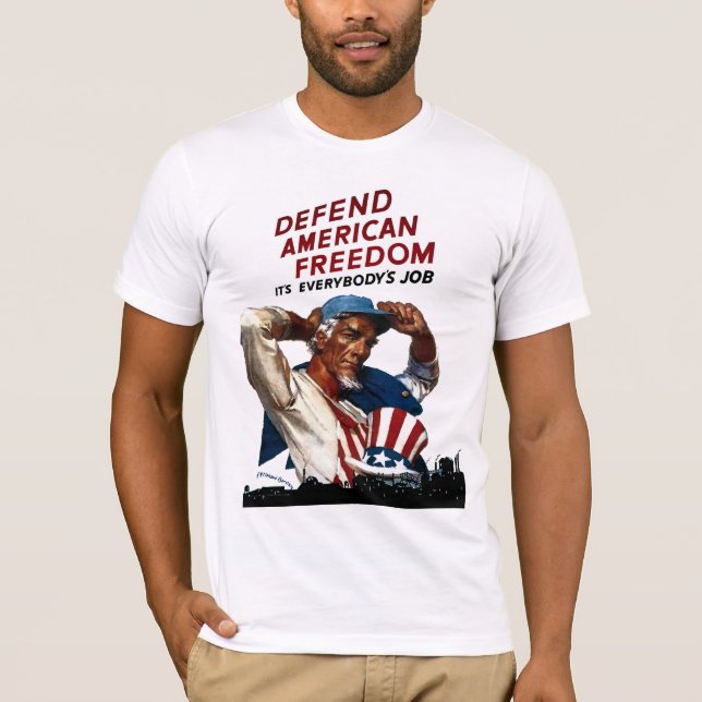 Defend American Freedom T-Shirt (Front)