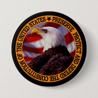 "Defend And Preserve Freedom." 7.5 Cm Round Badge