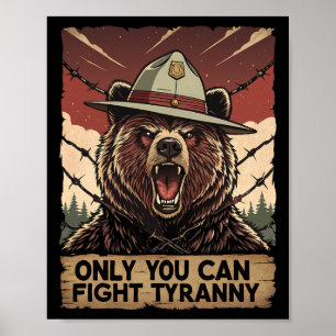 Defend Democracy - Only You Can Fight Tyranny - An Poster