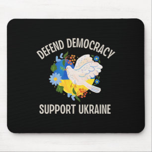 Defend Democracy Support Ukraine Mouse Pad