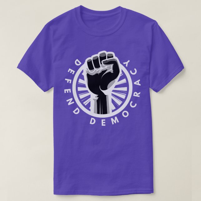 Defend Democracy T-Shirt (Design Front)