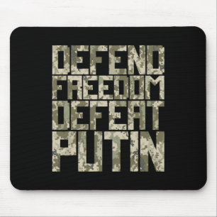 Defend Freedom Protect Ukraine Ukraine Support Mouse Pad