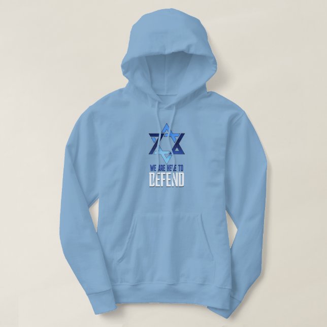 DEFEND ISRAEL HOODIE (Design Front)