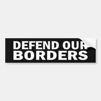 Defend our Borders Sticker