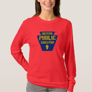 Defend Public Education in PA Dark T T-Shirt