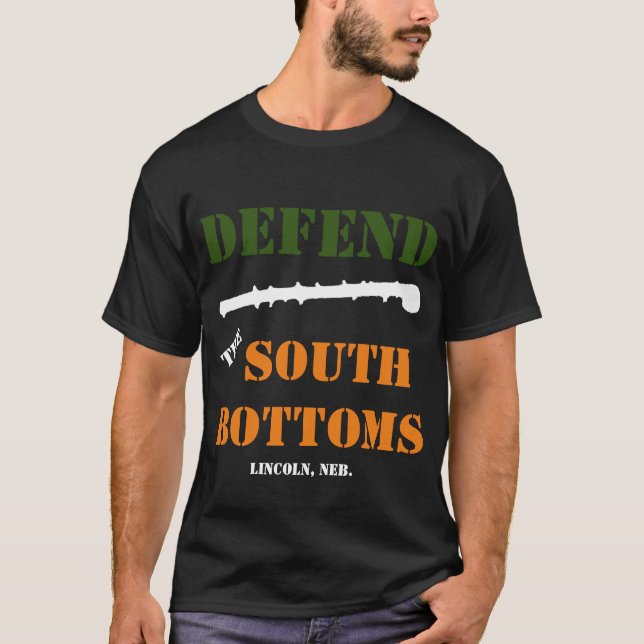 Defend the South Bottoms Irish Shillelagh Tee (Front)