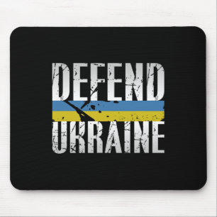 Defend Ukraine Support Defense Ukraine Army Milita Mouse Pad