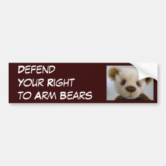 Defend Your Right to Arm Bears Bumper Sticker