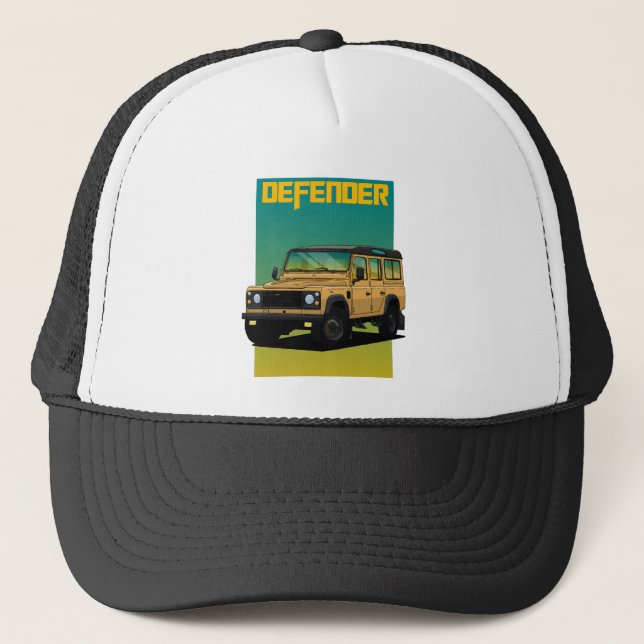 DEFENDER 110 TRUCKER HAT (Front)