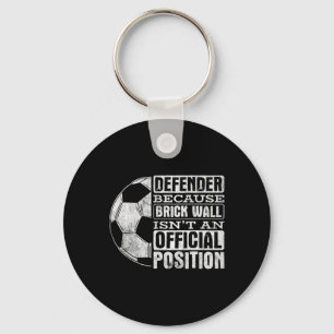 Defender Brick Wall Position Sports Footll Ll Socc Key Ring
