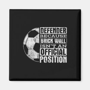 Defender Brick Wall Position Sports Footll Ll Socc Magnet