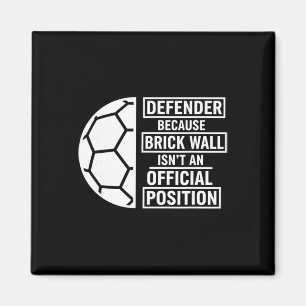 Defender Brick Wall Position Sports Footll Ll Socc Magnet