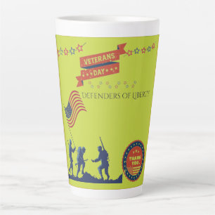 Defenders of Liberty lime Latte Mug