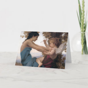 Defending a Heart Against Eros Bougereau Card