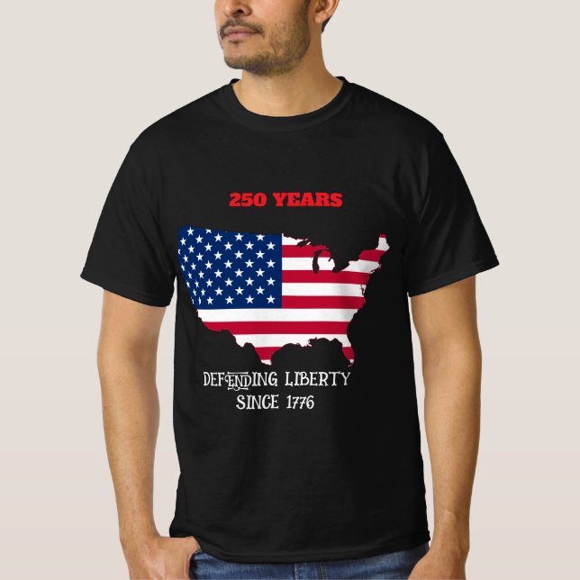 Defending Liberty" Map Graphic Tee (Front)