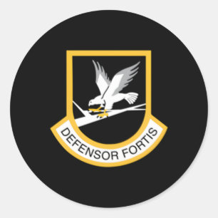 Defensor Fortis Classic Round Sticker