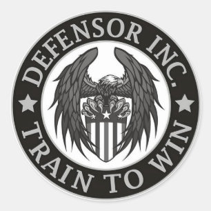 Defensor window sticker