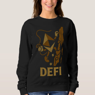 DeFi Ethereum Climbing Decentralized Web3 Warriors Sweatshirt