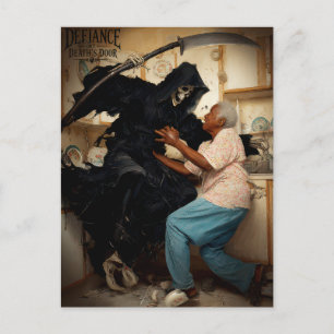 Defiance At Death's Door - Luce Postcard