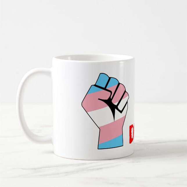 Defiance (LGBT Transgender) Coffee Mug (Left)
