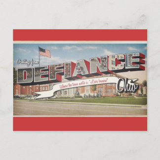 Defiance Ohio Postcard