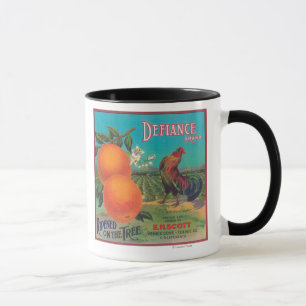 Defiance Orange LabelVenice Cove, CA Mug