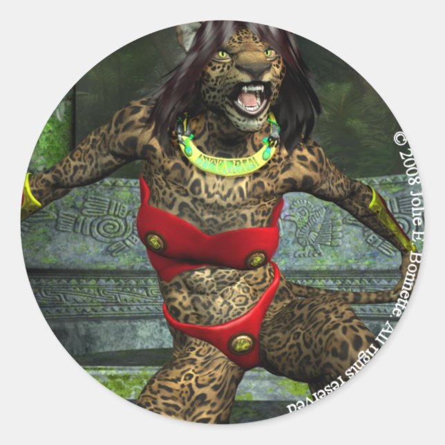 Defiance Round Sticker (Front)