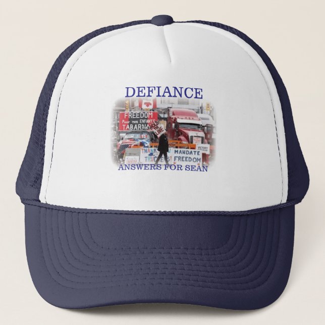 DEFIANCE TRUCKER HAT (Front)