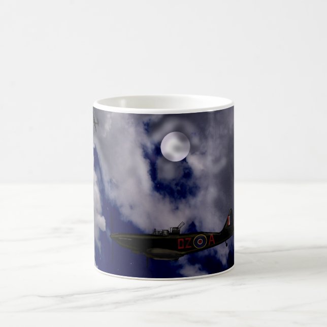 Defiant Night Fighter Coffee Mug (Center)