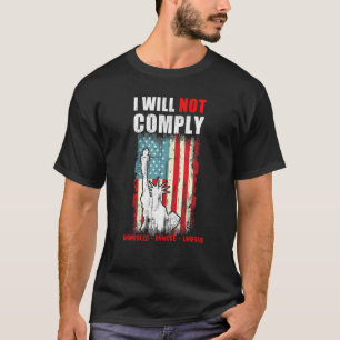 Defiant Patriot Conservative Medical Freedom T-Shirt