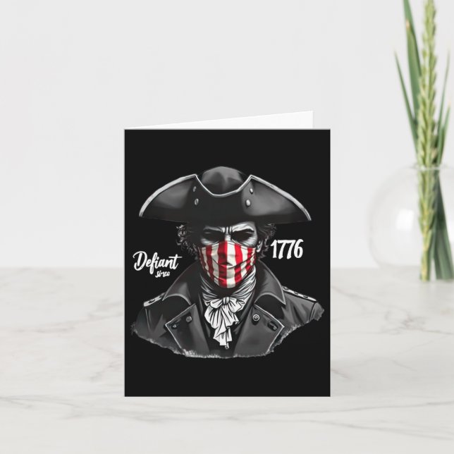 Defiant Since 1776 4  Card (Front)