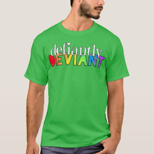 Defiantly Deviant music retro T-Shirt