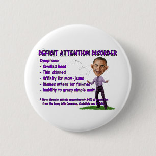 Deficit Attention Disorder 6 Cm Round Badge