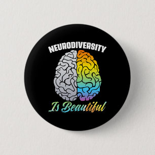 Deficit Disorder Aspergers Dyslexia Spectrum  6 Cm Round Badge