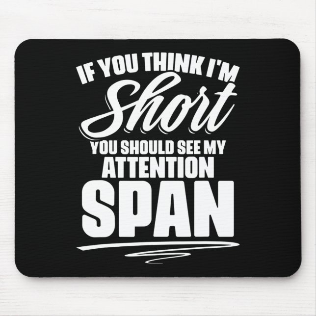 Deficit Disorder Aspergers Spectrum Dyslexia  Mouse Pad (Front)